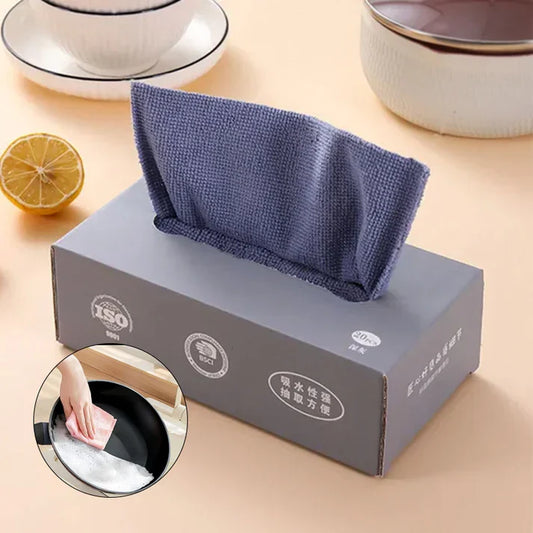 Re-Useable Microfiber Cleaning Cloth With Box