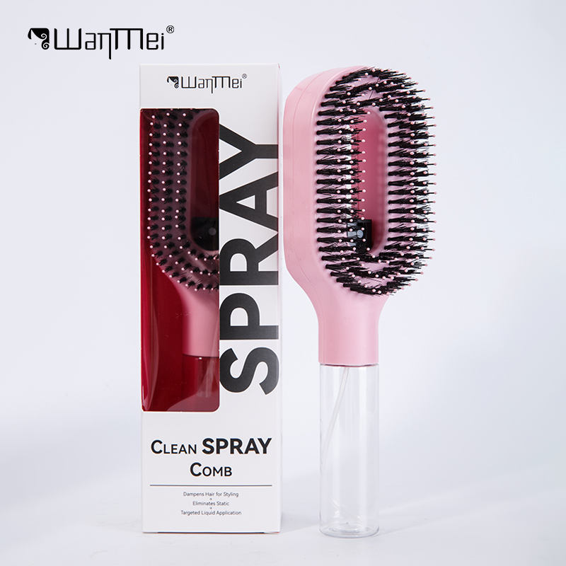 Anti-static Hair Brush 2-in-1 Hair Mist Brush