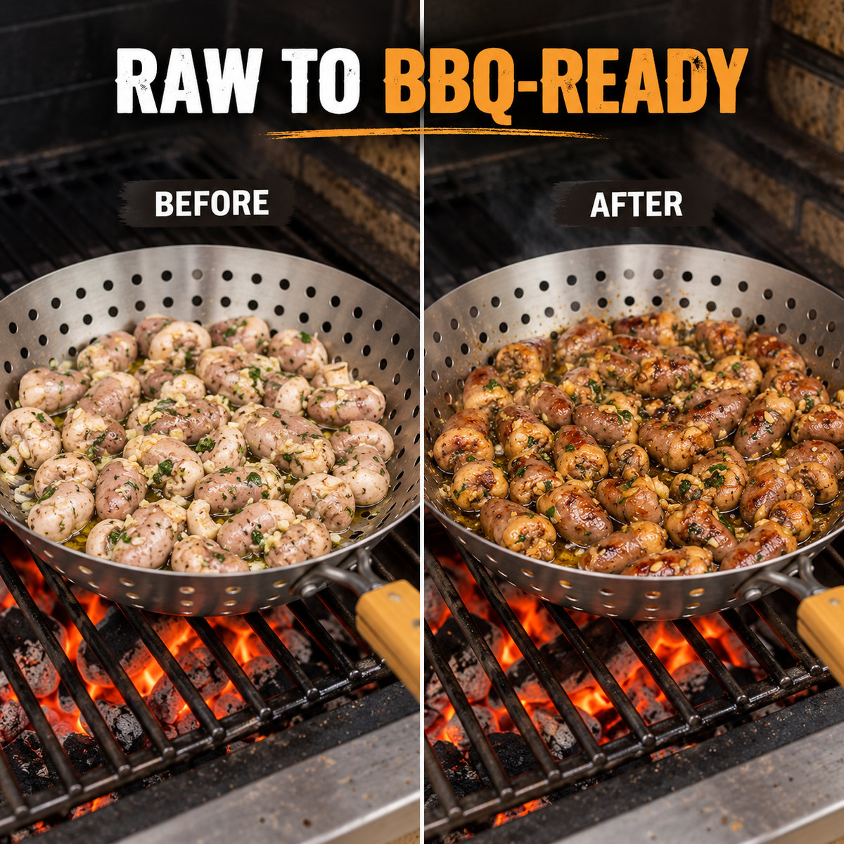 perforated grilling pan – Blush Land