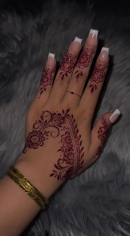 Glitter Gel Cone Mehndi