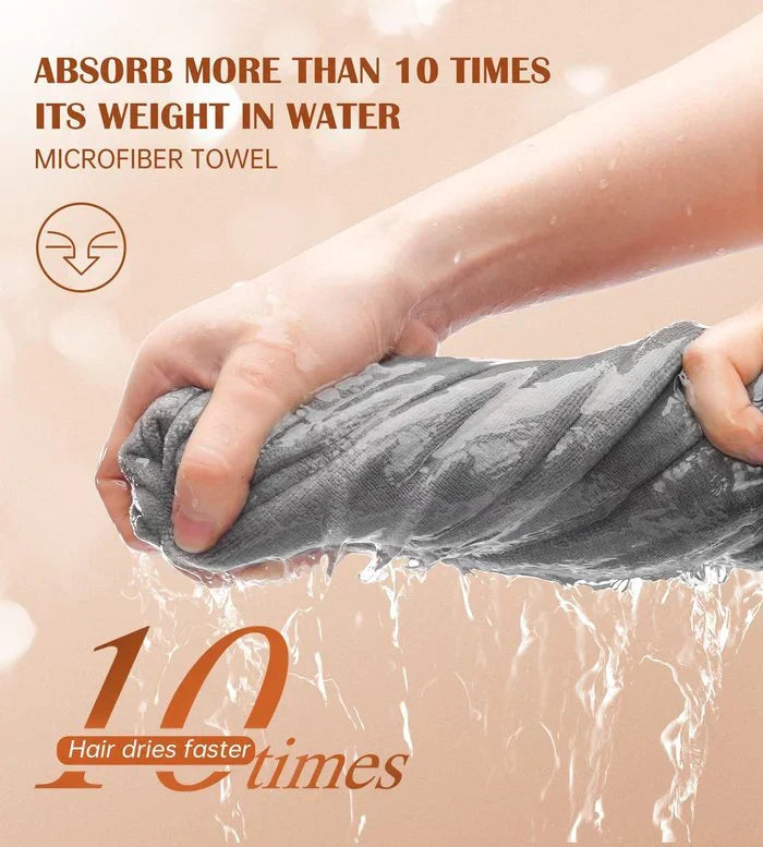 Microfiber Quick Hair Drying Cap Towel