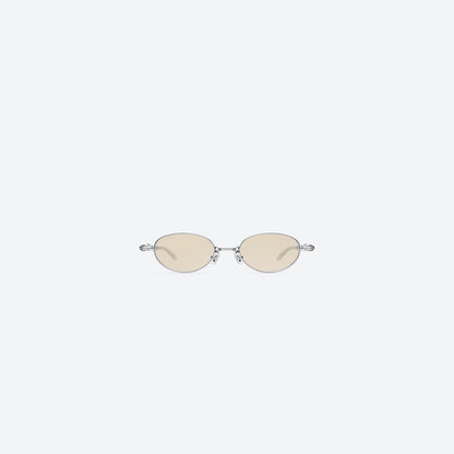 Retro Luxe Round Crystal Sunglasses