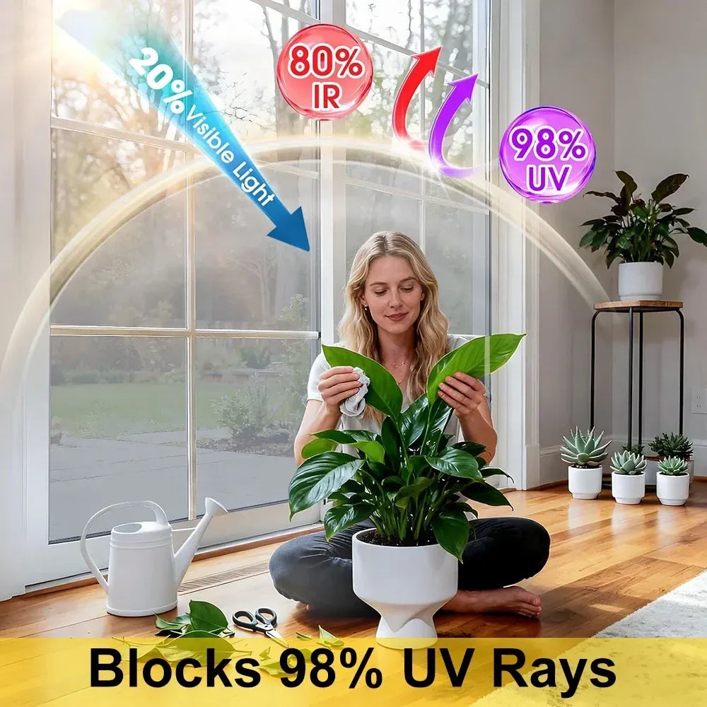 Smart Privacy Window Film – See Outside, Stay Hidden Inside
