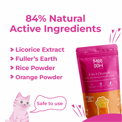 Body Hair Removal Powder Mask